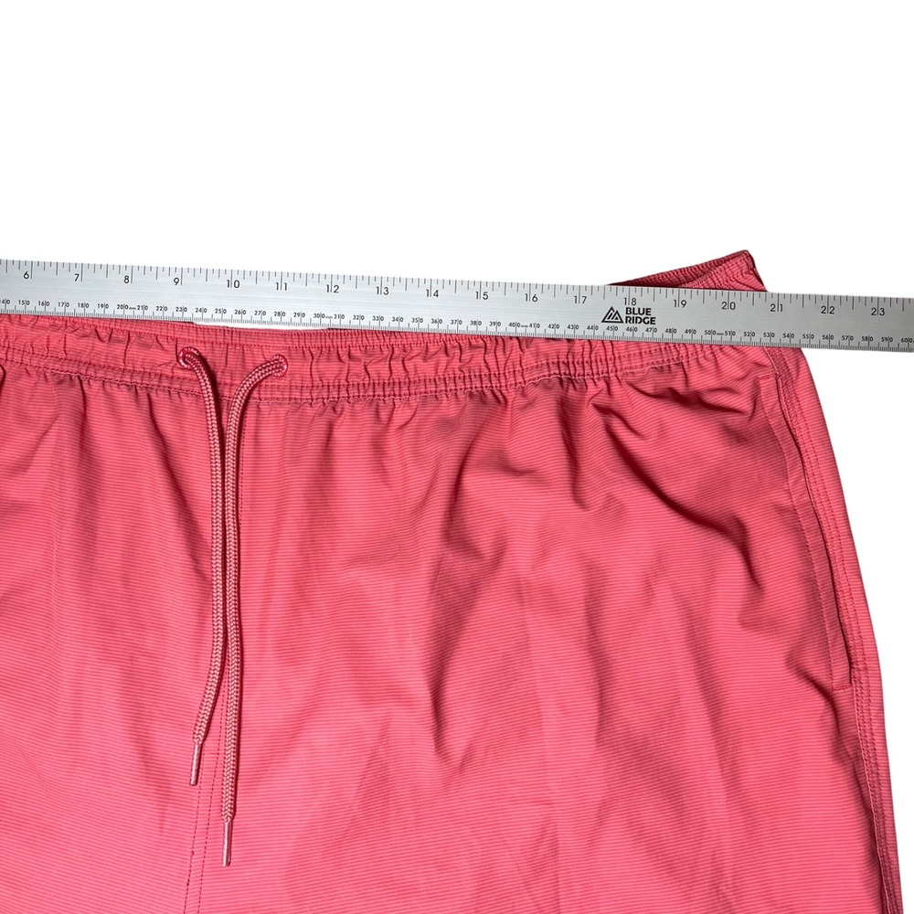 Vineyard Vines Swim Trunks Mens XXL Pink Micro Stripe Board Shorts 6.5" Inseam - Picture 4 of 7
